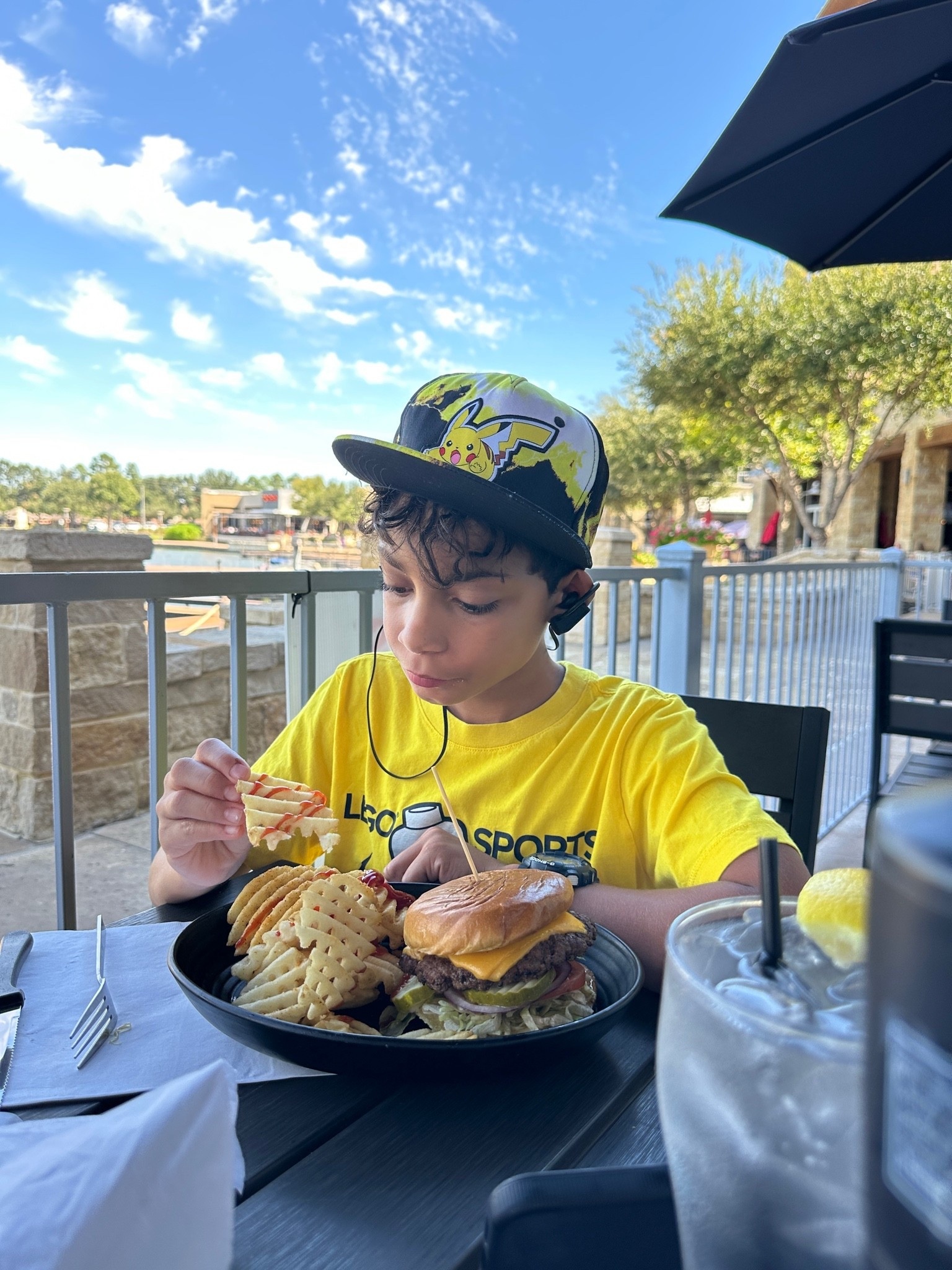 My boy rocking his Lego and Pokemon gear. Love his look. #lego #pokemon #preteen