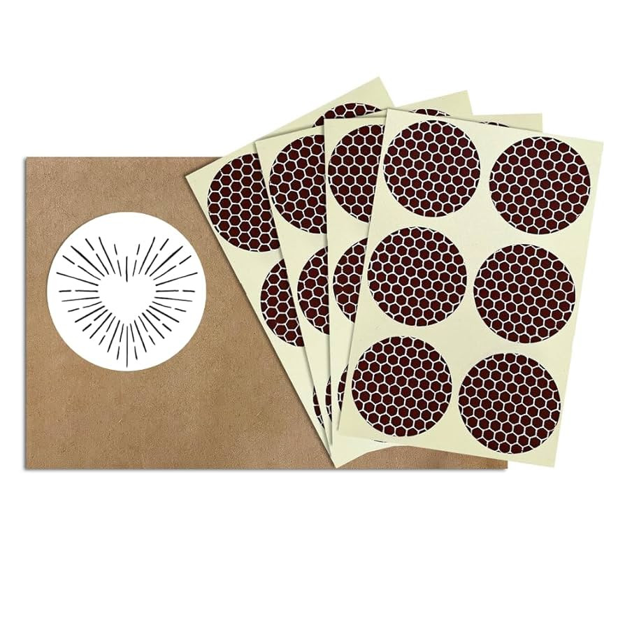 1” Circle Match Striker Stickers – 24 Pieces | Bumble/Dotted Pattern Match Strike Paper with ... | Amazon (US)