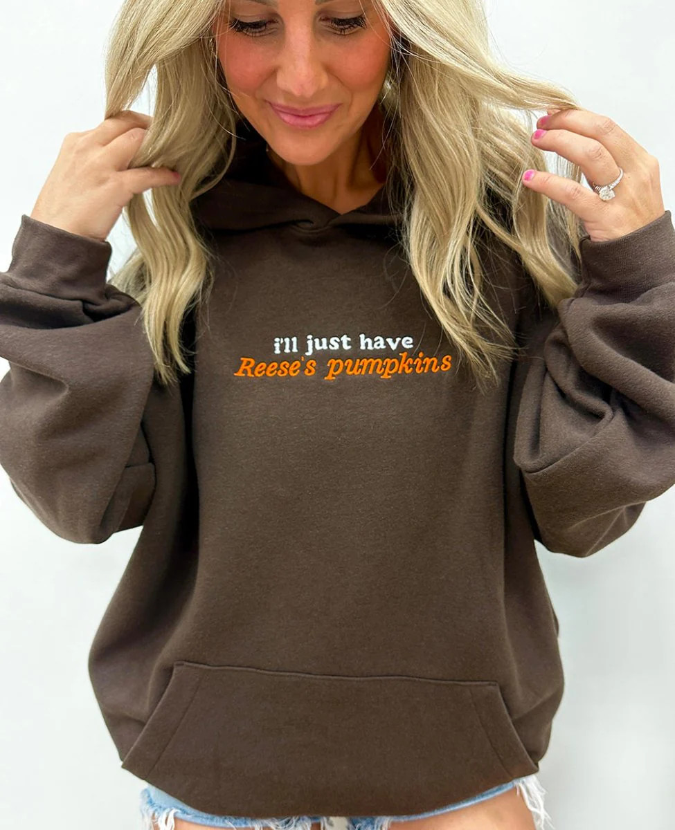 'I'll Just Have Reese's Pumpkins' Hangout Hoodie | United Monograms
