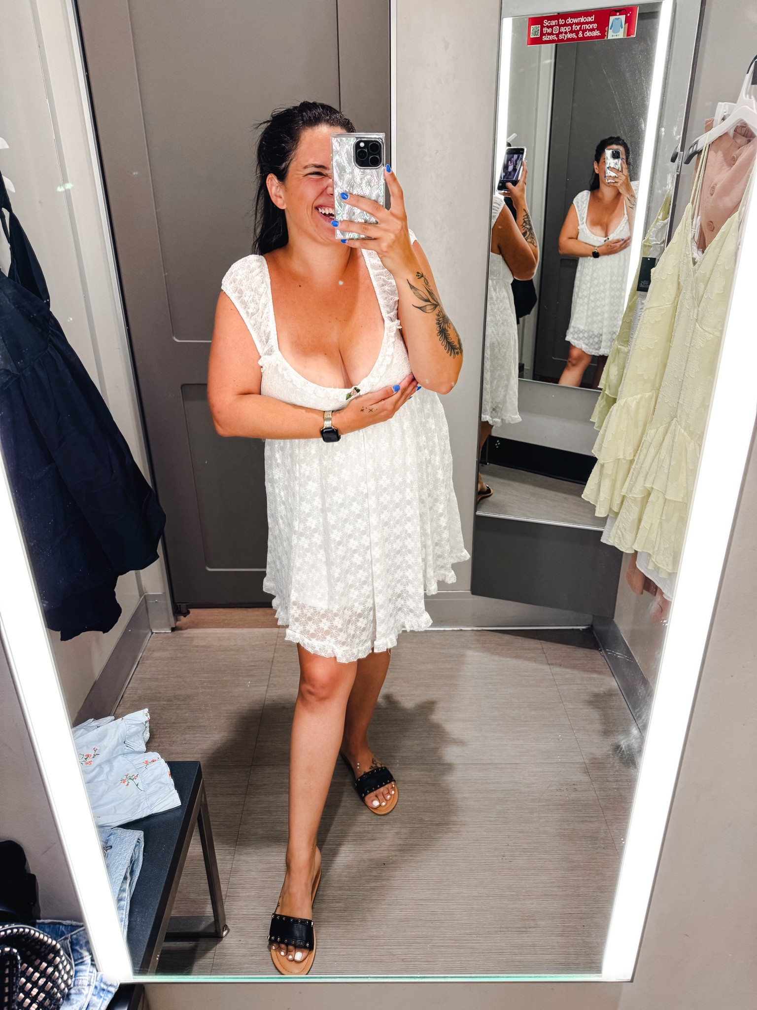 Another super cute white dress! Would be great for a brunch with the girls or even for an engagement/wedding rehearsal party 

White dress
Summer dress
Dress
Target circle week
Summer outfit 
Vacation outfit 

#LTKSummerSales #LTKSaleAlert #LTKStyleTip