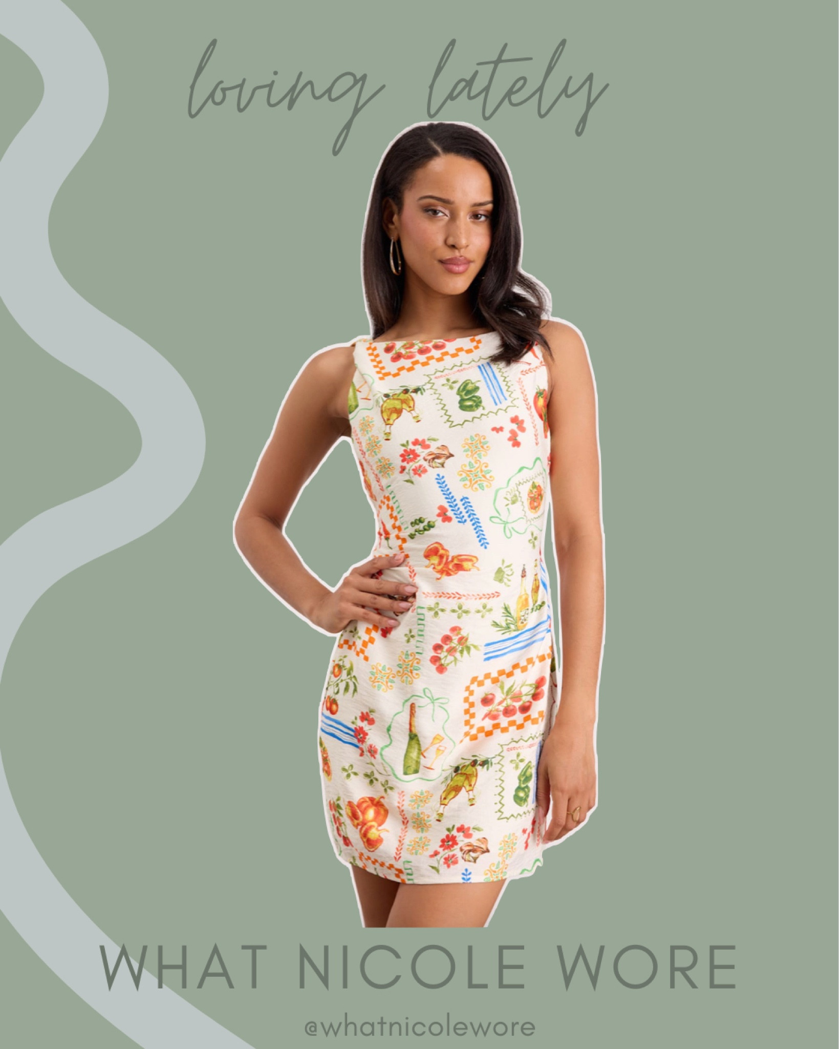 Love the details of this stamp-print dress for summer. Perfect for brunch or for summer vacations.

#LTKSaleAlert #LTKTravel