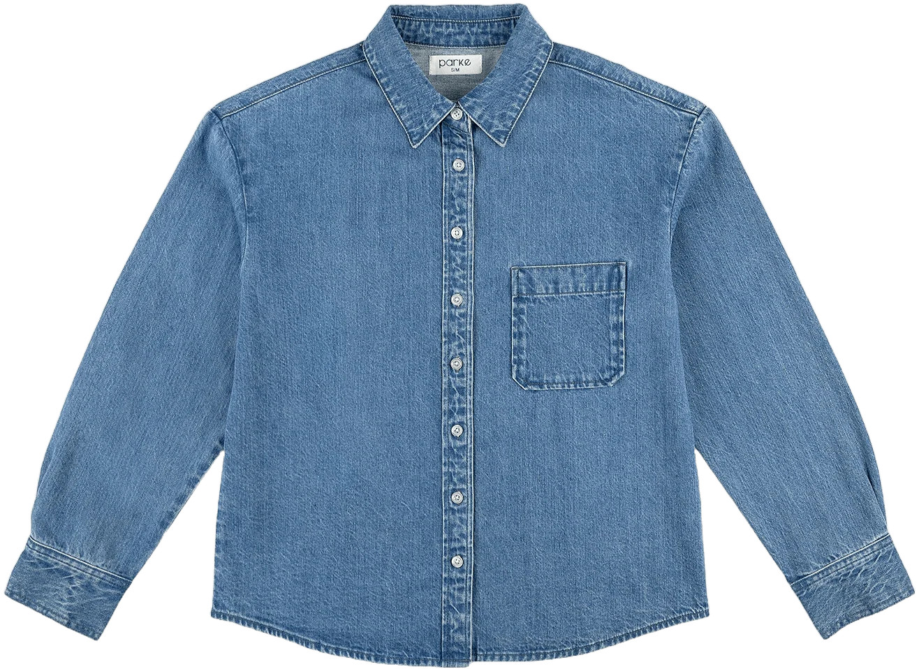 Long Sleeve Denim Shirt | Parke