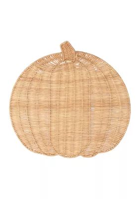 ENVOGUE Pumpkin Rattan Placemat | Belk