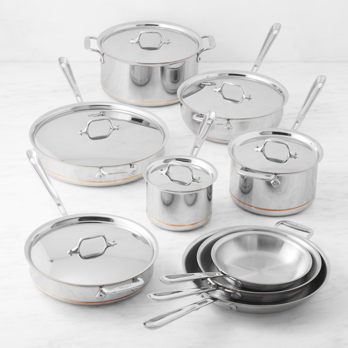 All-Clad Copper Core® 15-Piece Cookware Set | Williams-Sonoma