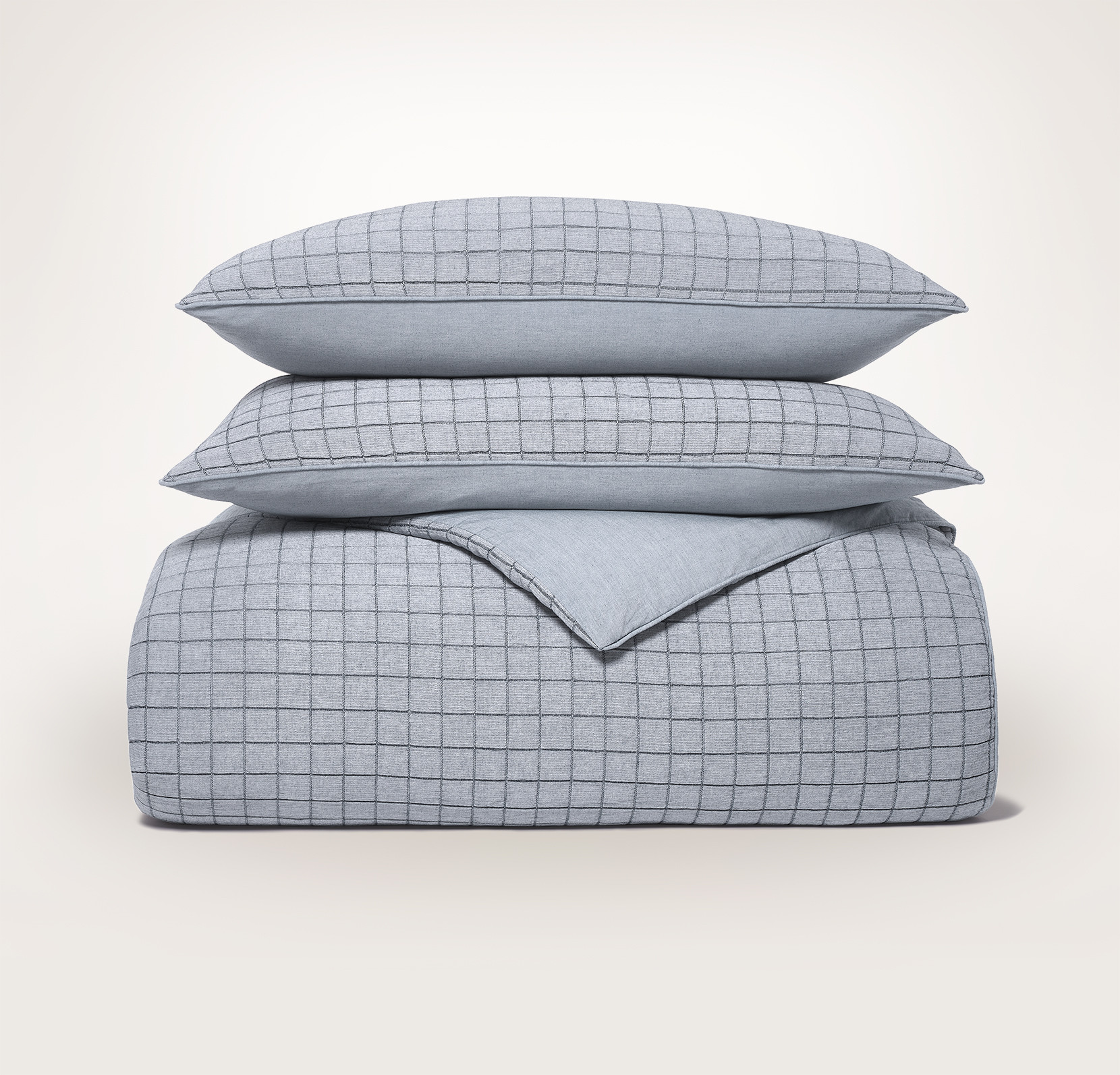 Matelasse Windowpane Duvet Set | Boll & Branch
