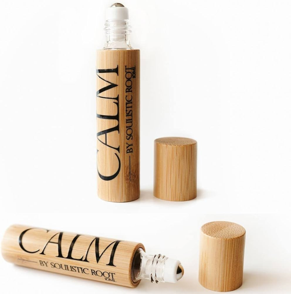 Calm Essential Oil Roller, Calm Essential Oil Roll On Blend, 10ml Glass Roller, Lavender Essentia... | Amazon (US)