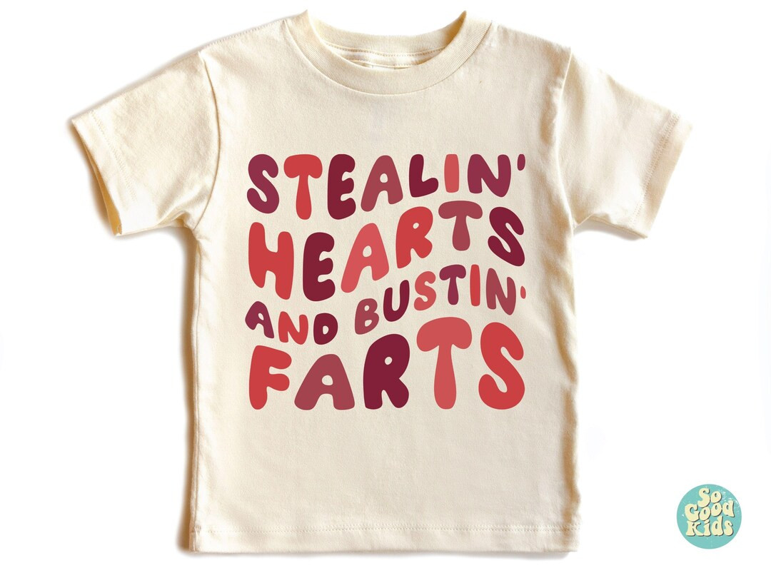Stealin Hearts and Bustin Farts Bodysuit, Funny Valentine Gift for Baby, Newborn Valentine Clothi... | Etsy (US)