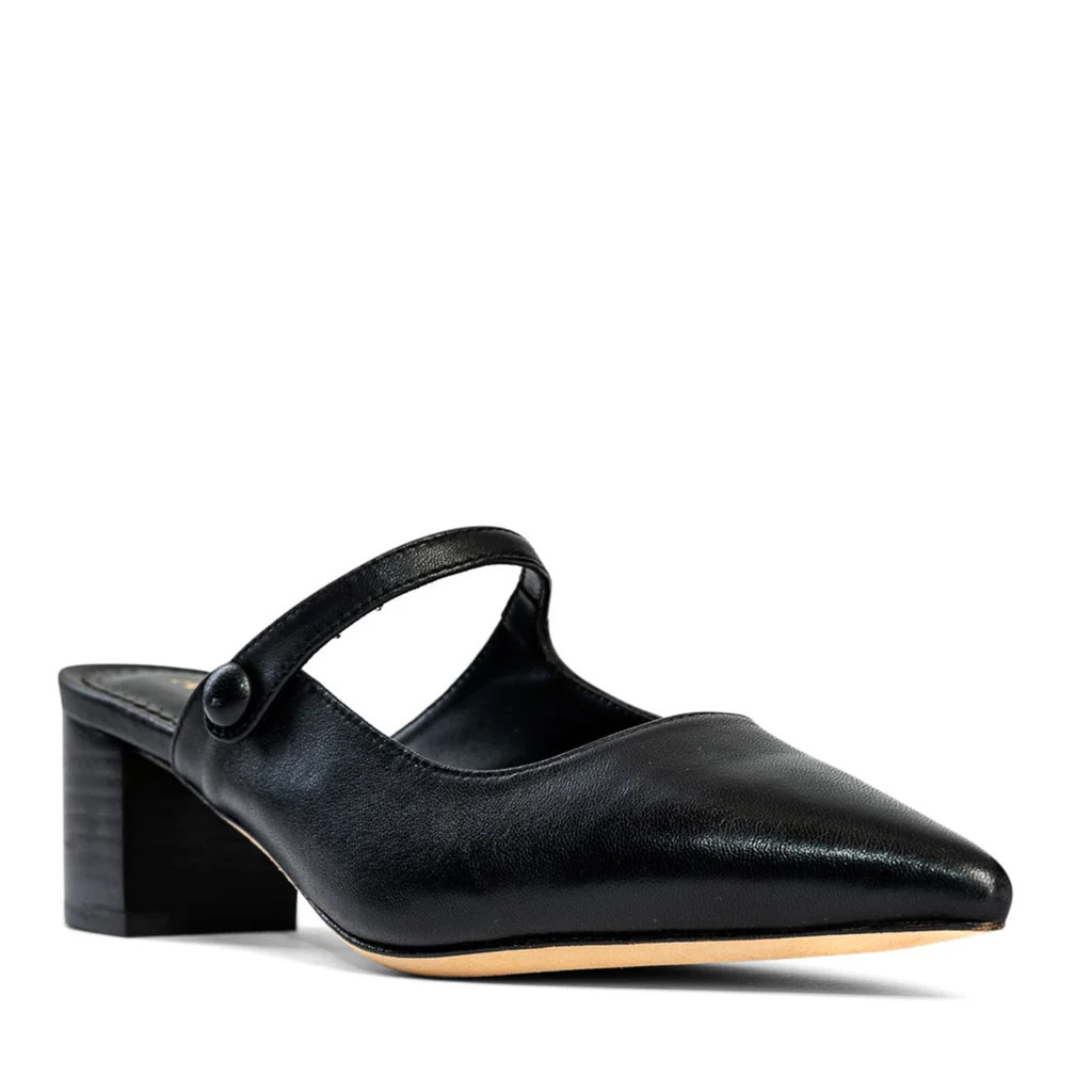 Tomia Leather Mule | Allegra James