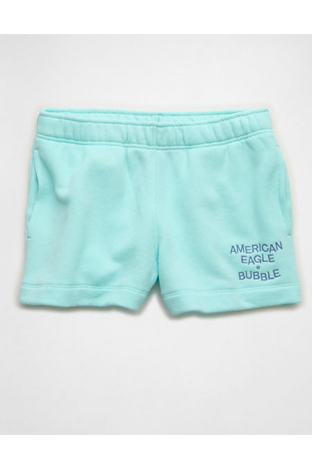 AE x Bubble Fleece Short Women's Mint XL | American Eagle Outfitters (US & CA)