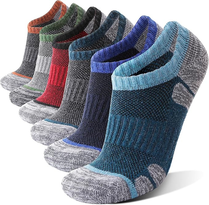Merino Wool Hiking Running No Show Socks for Women Men Thick Warm Athletic Low Cut Thermal Ankle ... | Amazon (US)