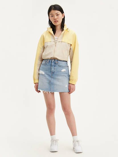 High Rise Deconstructed Button Fly Skirt | LEVI'S (US)