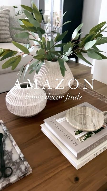 Amazon Home Decor Finds
This faux seeded eucalyptus is the perfect faux greenery for year round. This marble dish is the perfect decor for anywhere in your home. I’m obsessed with this marble vanity tray that can be used in your bathroom, bedroom, console, or coffee table  

#LTKhome #LTKxPrimeDay #LTKFind