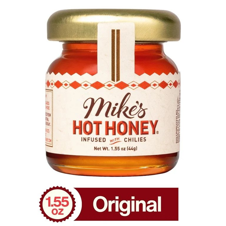 Mike's Hot Honey Infused with Chilies, Glass Mini Jar, 1.55 oz, Gluten Free | Walmart (US)