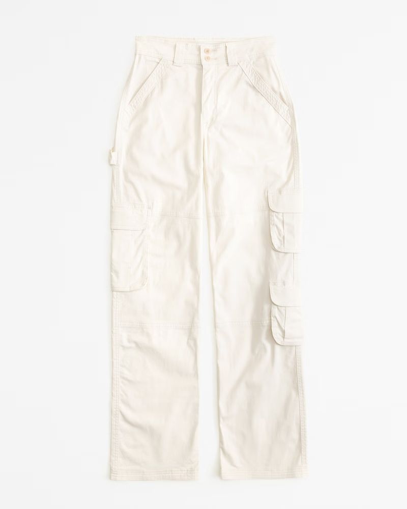 Women's Curve Love Relaxed Cargo Pant | Women's Bottoms | Abercrombie.com | Abercrombie & Fitch (US)