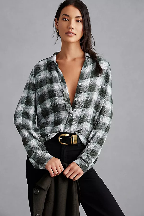 Cloth & Stone Long-Sleeve Buttondown | Anthropologie (US)