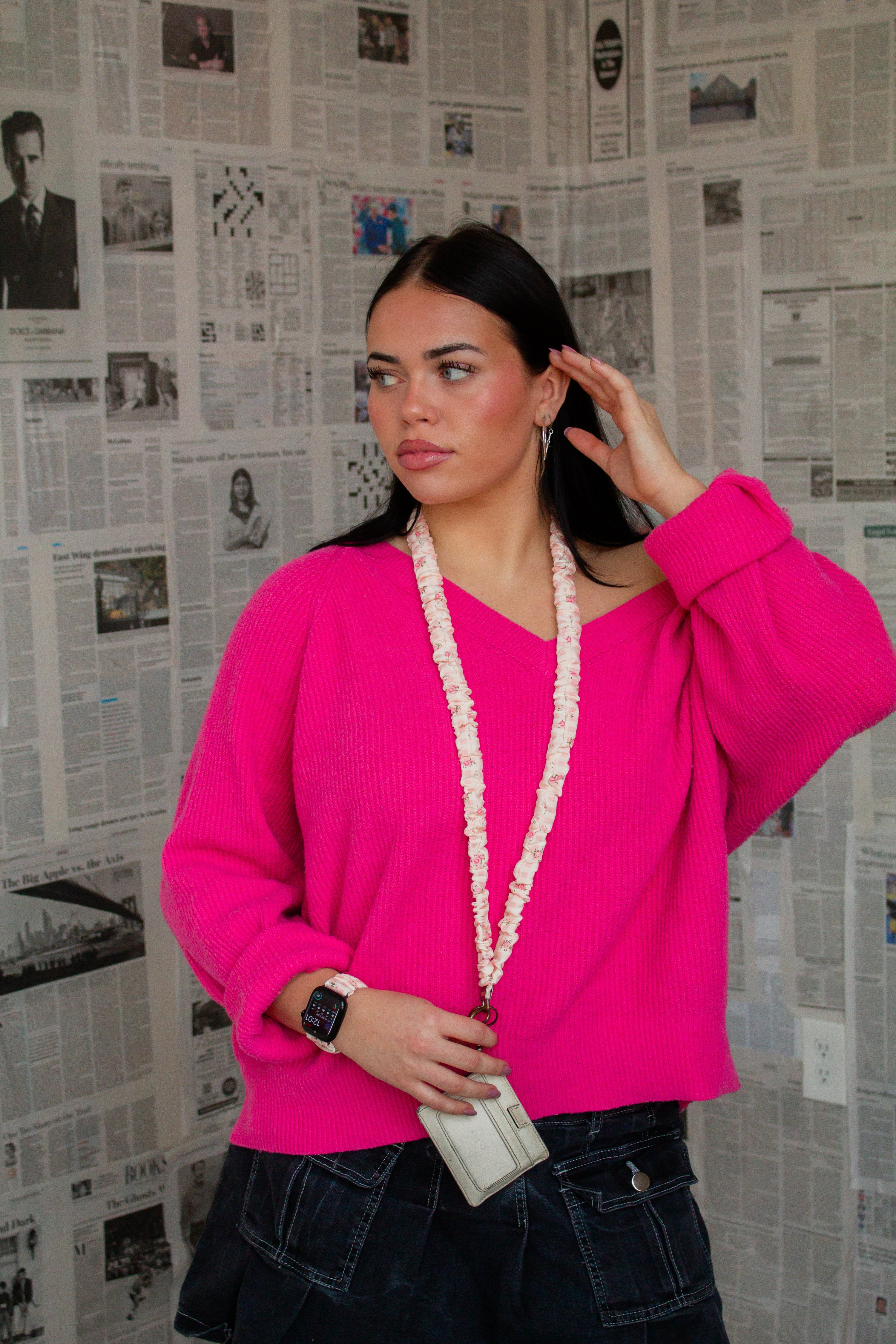 Valentine's Floral Lanyard | Shop Andi