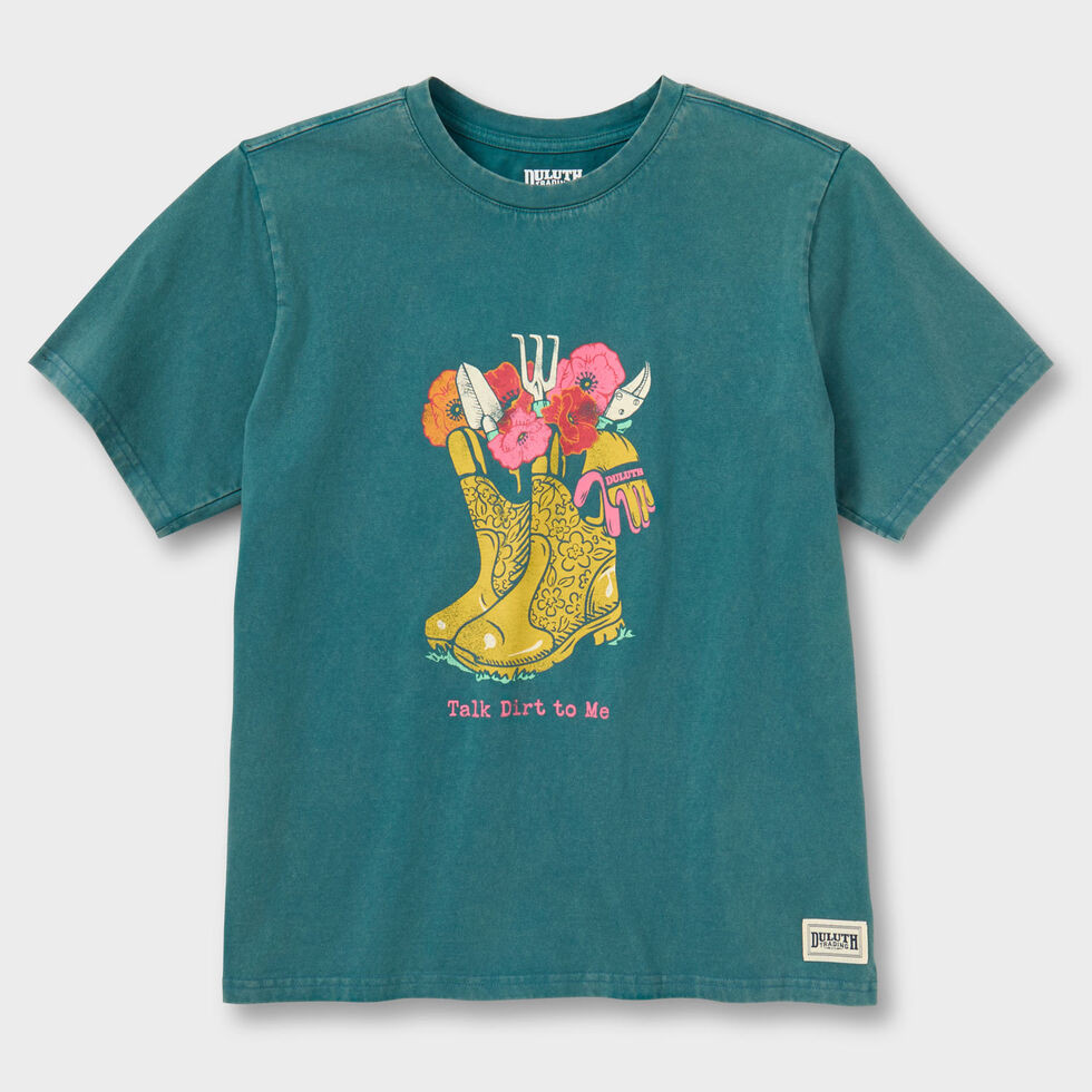 Women's Plus Duluth Heritage Washed Crewneck Tee | Duluth Trading Co.