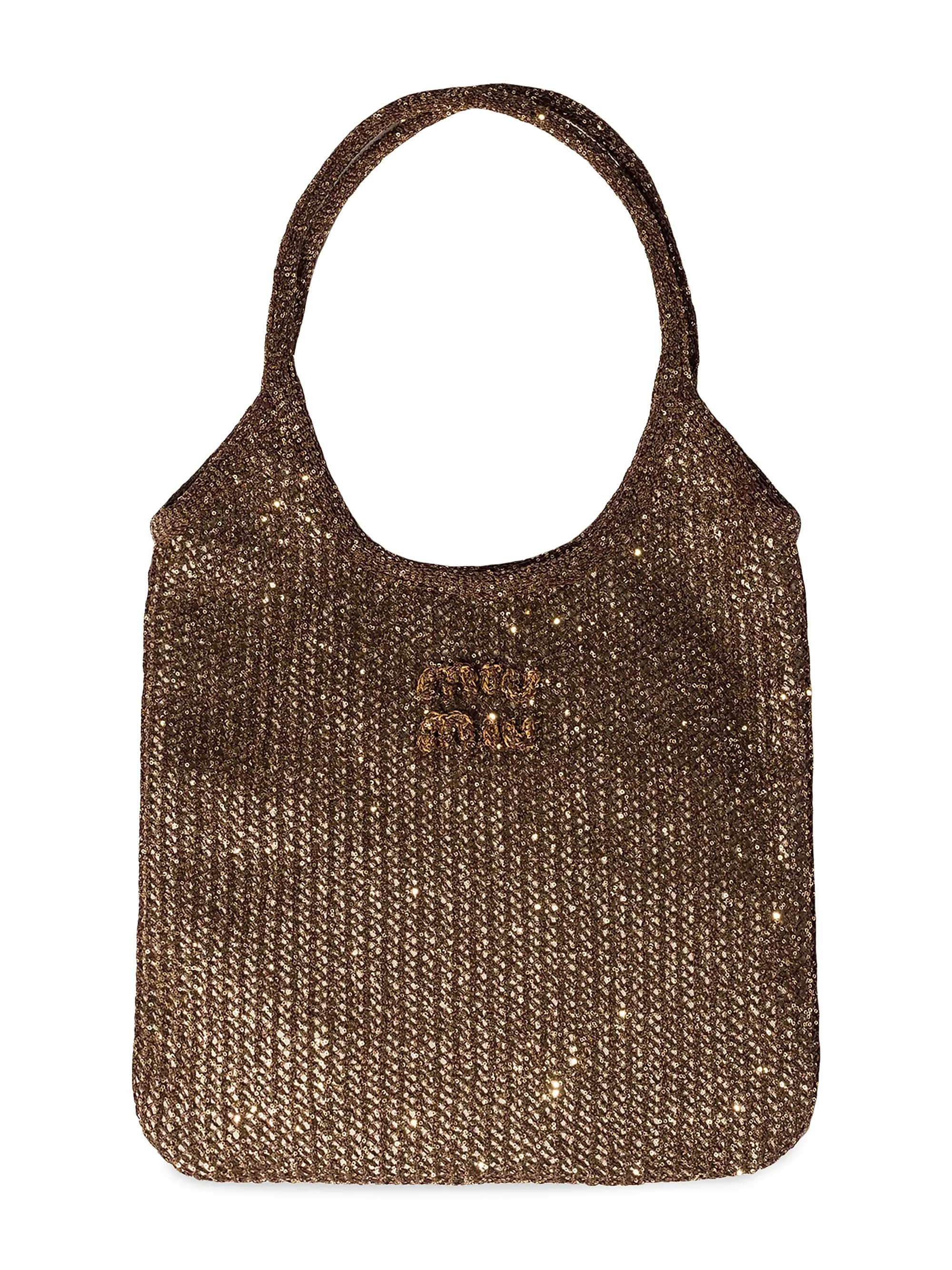 Ivy Sequin Mesh Shoulder Bag | Saks Fifth Avenue