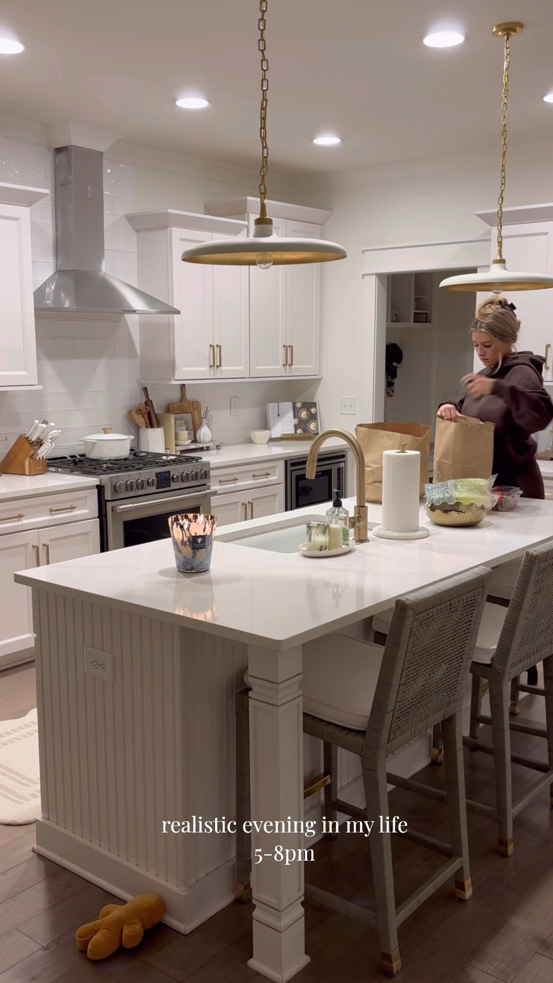 A realistic night in my life 🤍 cooking, football, & snuggles with Ellie 🐶🫶🏼🏠 

#LTKHome #LTKdayinmylife #LTKvlog