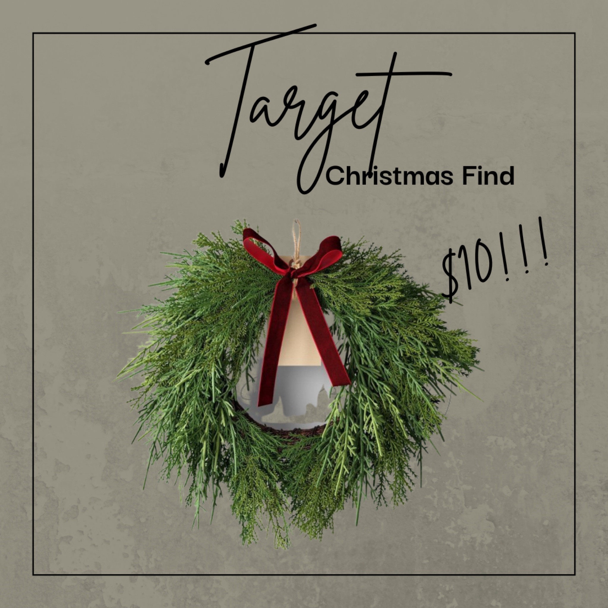 Small traditional wreath from Target

#LTKHoliday #LTKSeasonal #LTKHome