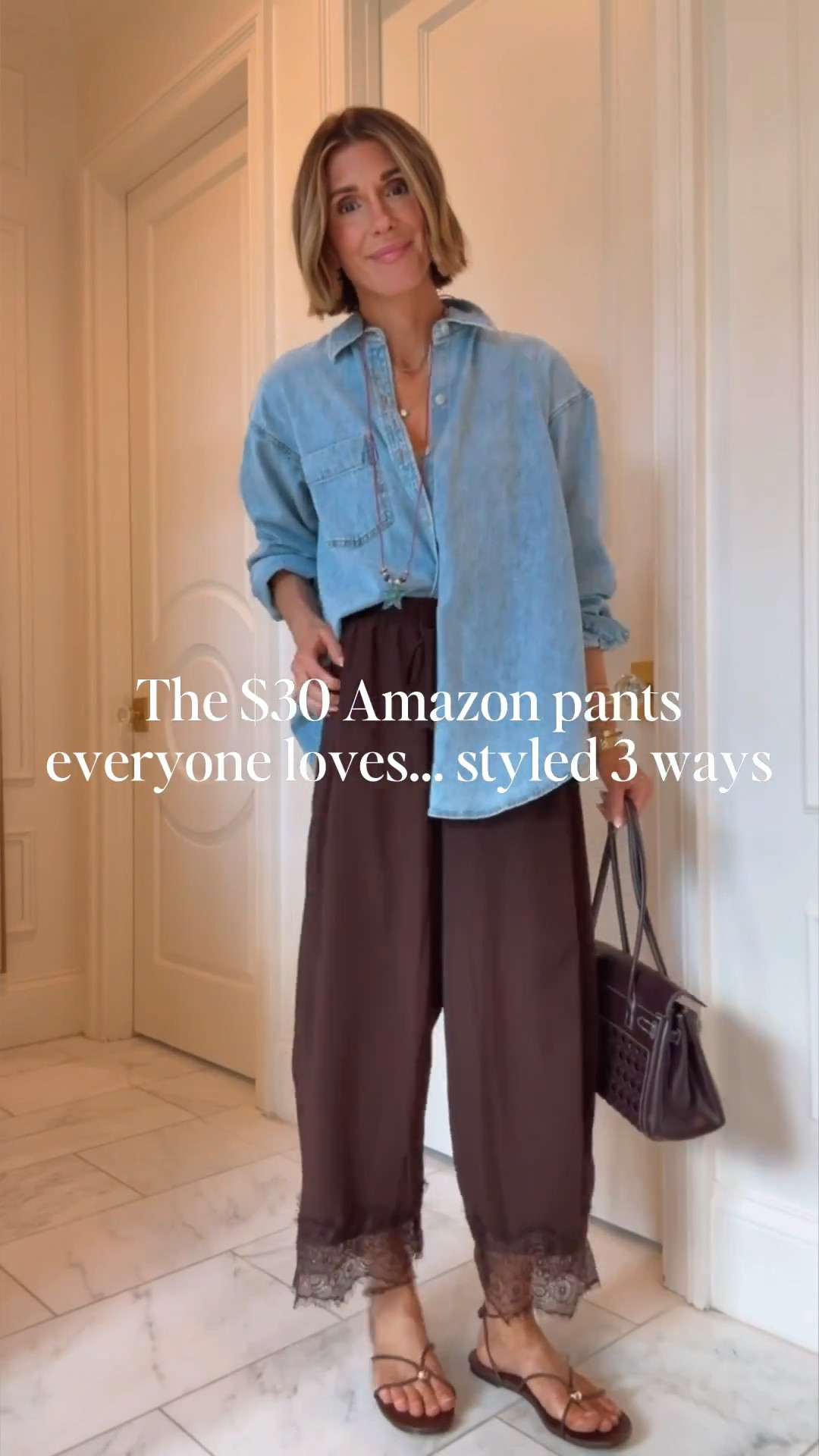 Amazon for the win! I'm wearing size small in the pants and they’re right on trend for the season.

#LTKsummer #LTKstyletip