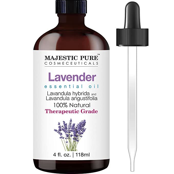 MAJESTIC PURE Lavender Essential Oil with Therapeutic Grade, for Aromatherapy, Massage and Topica... | Amazon (US)