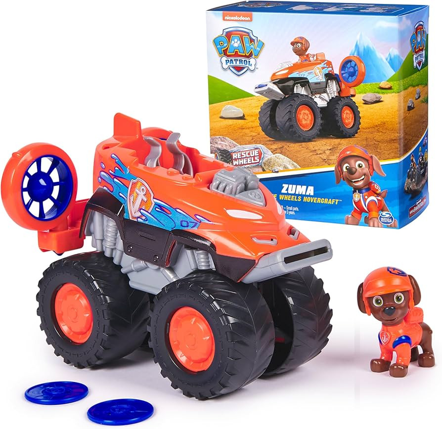 Paw Patrol: Rescue Wheels Zuma’s Hovercraft, Toy Truck with Projectile Launcher and Collectible... | Amazon (US)