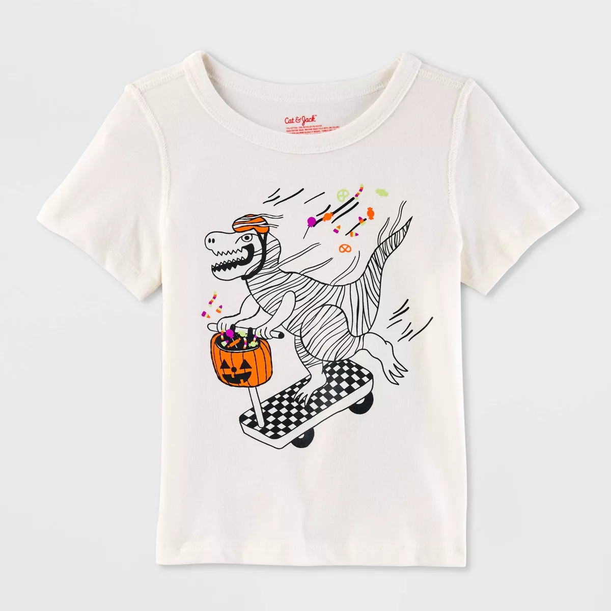 Toddler Adaptive Short Sleeve Halloween Graphic T-Shirt - Cat & Jack™ | Target