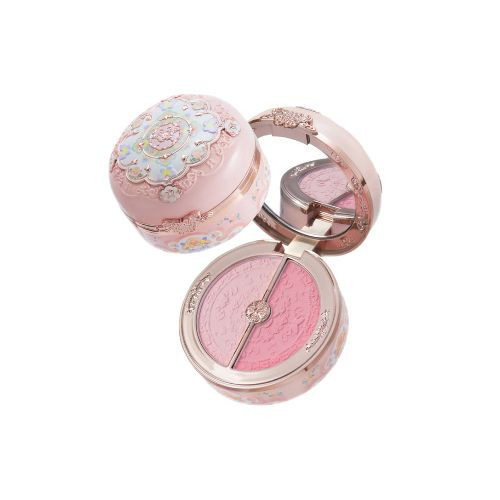 FlowerKnows - Butterfly Cloud Collar Highlighting & Blush Duo Powder - 6g - 03 Pastel Lotus | Stylevana