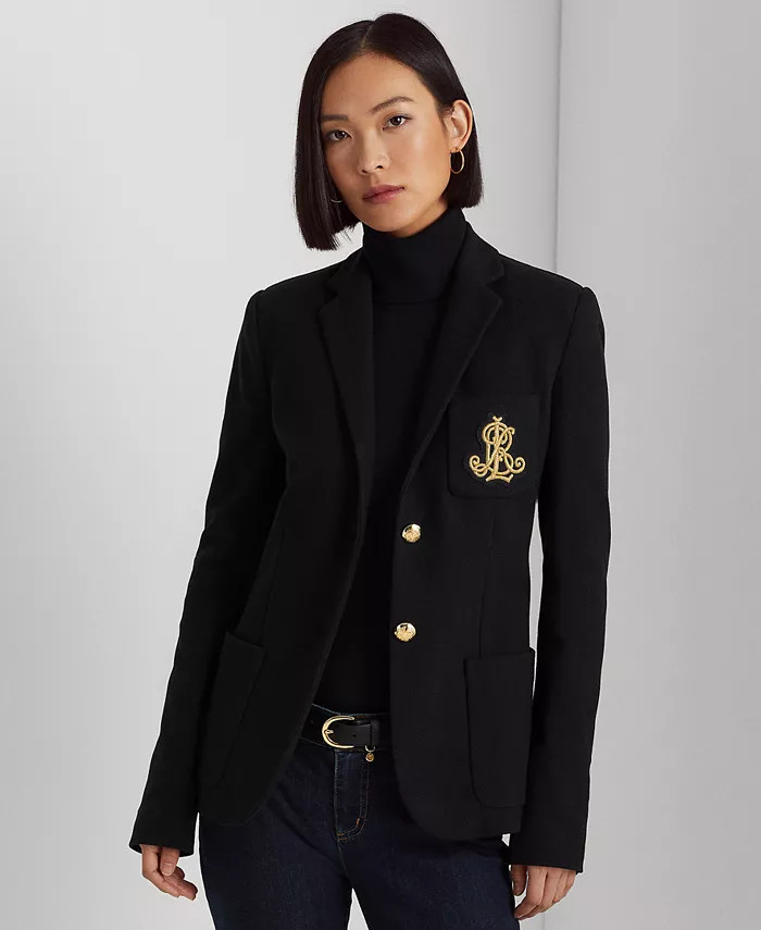 Lauren Ralph Lauren Bullion Jacquard Blazer, Regular & Petite - Macy's | Macy's