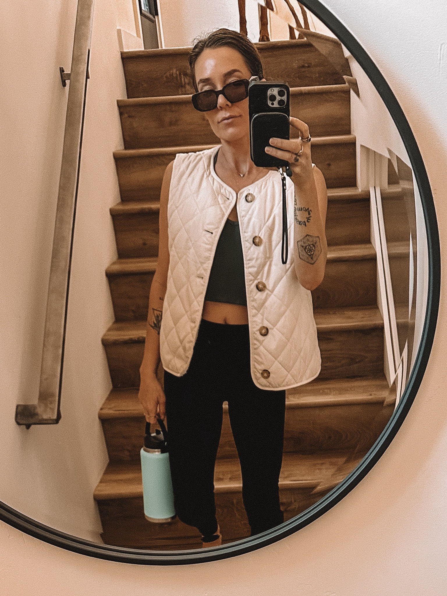 My favorite material EVER is the Alosoft material by Alo Yoga. 
Truly the best ever for athletic wear 👌🏽
Oh yeah, and I’ve been living in this J.Crew vest all fall. 
Perfect for kinda cold, kinda hot moments  ya know 😍

#LTKfitness #LTKstyletip #LTKSeasonal