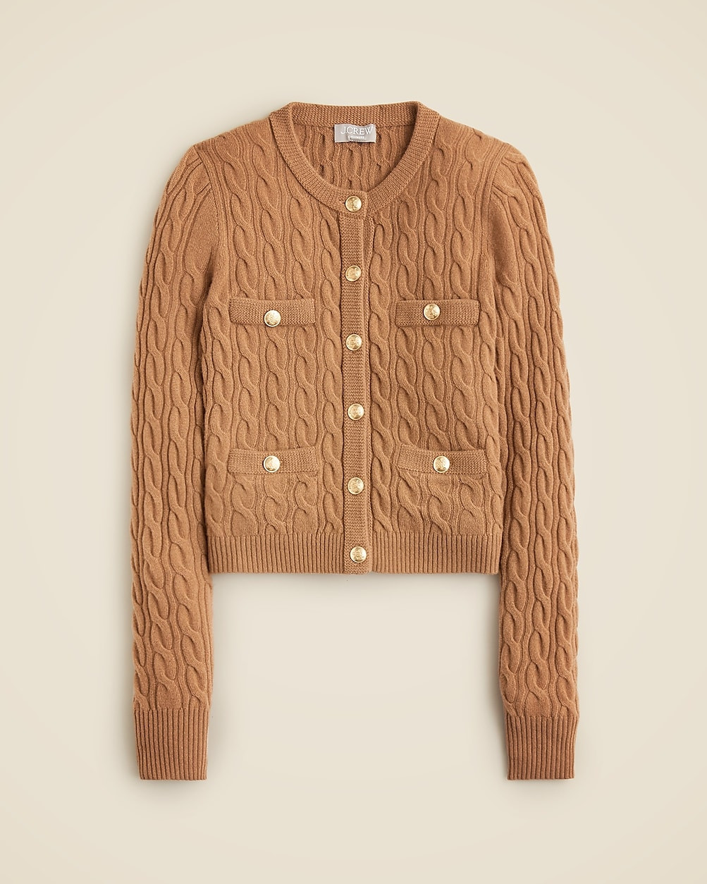 Cashmere cable-knit cardigan sweater | J. Crew US