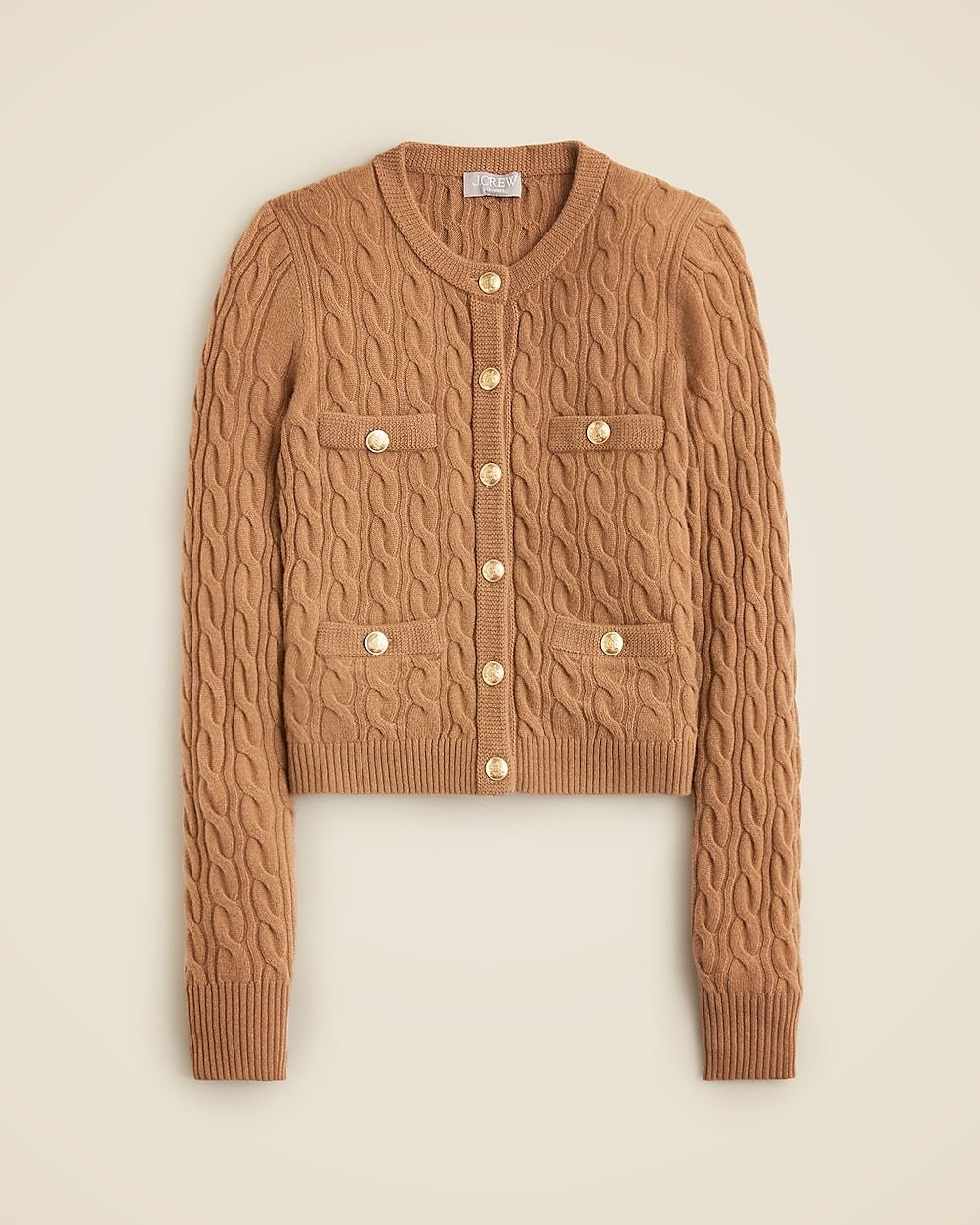 Cashmere cable-knit cardigan sweater | J. Crew US