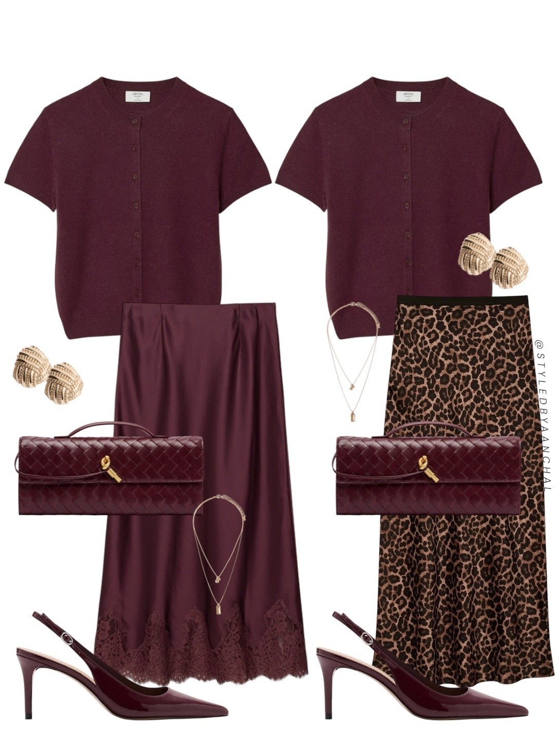 Burgundy outfits


Burgundy skirt
Burgundy knit
Leopard skirt
Commense 
Aritzia 
Burgundy monochrome outfit

#LTKpartywear #LTKdatenight #LTKbag
