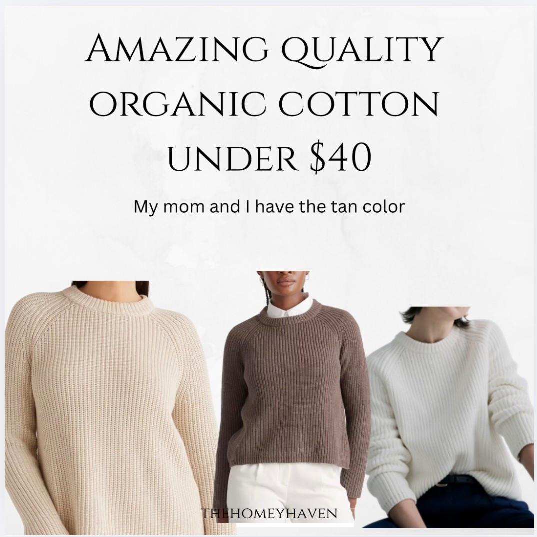 This fisherman sweater is one of the best I’ve ever bought. The quality is insane, especially for the price. I actually forgot it was only $39! It’s 100% organic cotton perfection. 


Sweaters, winter outfits, worker, travel, ski vacation, teacher outfit, nontoxic clothes, cotton clothes, home, home decor, sweater, home life, ootd 

#LTKWorkwear #LTKootd #LTKdayinmylife