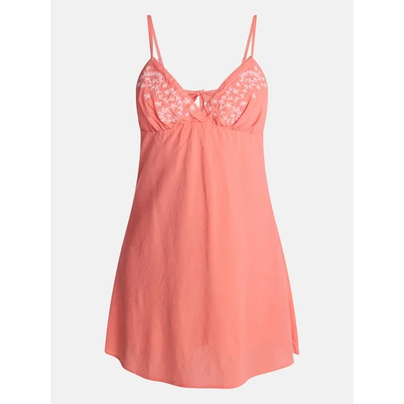 No Boundaries Embroidered Mini Dress, Women's XXS-XXL | Walmart (US)