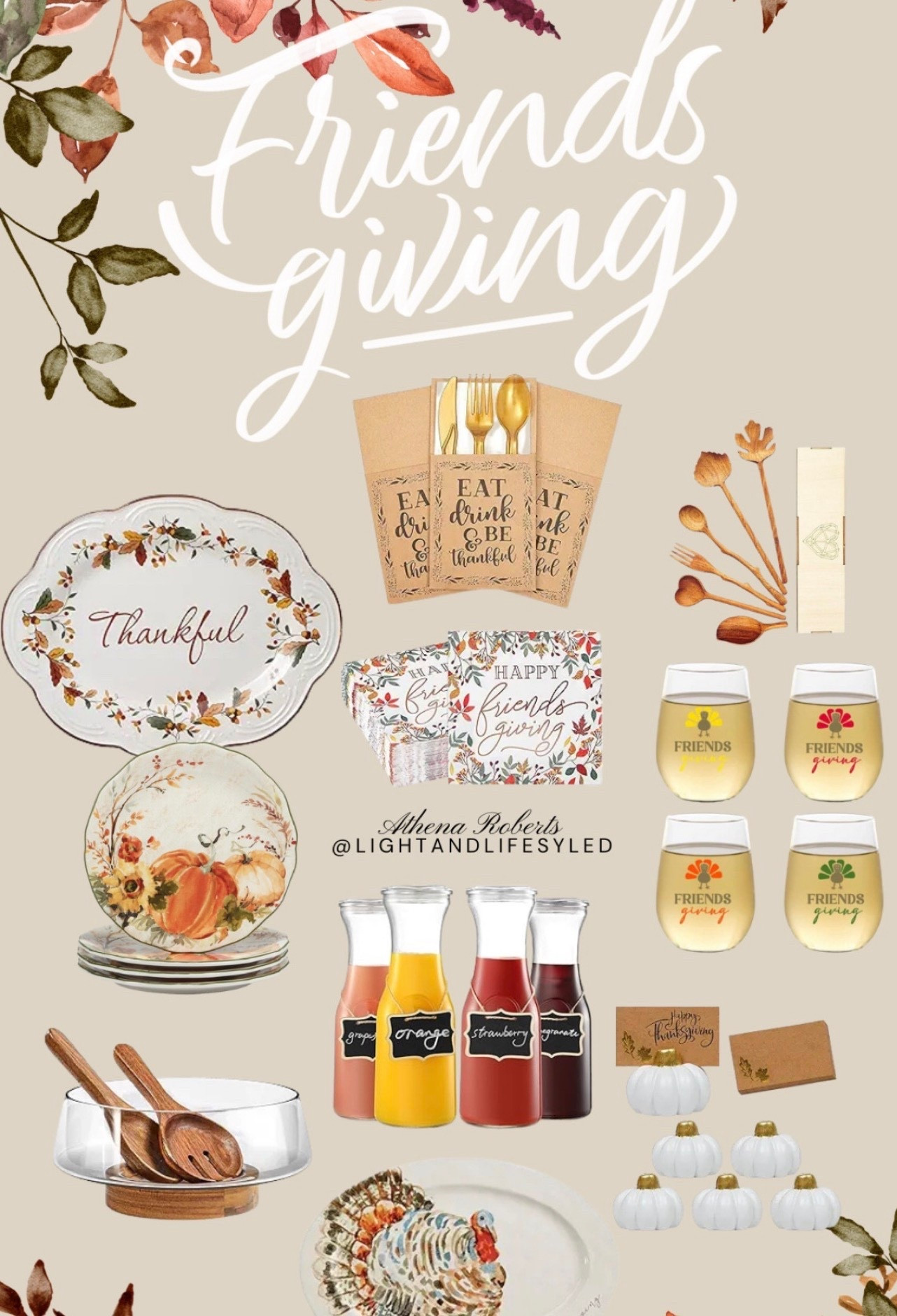 🍂 Amazon FRIENDSGIVING 🍂 all you need to host a dinner with friends  

#LTKHoliday #LTKHome #LTKSeasonal