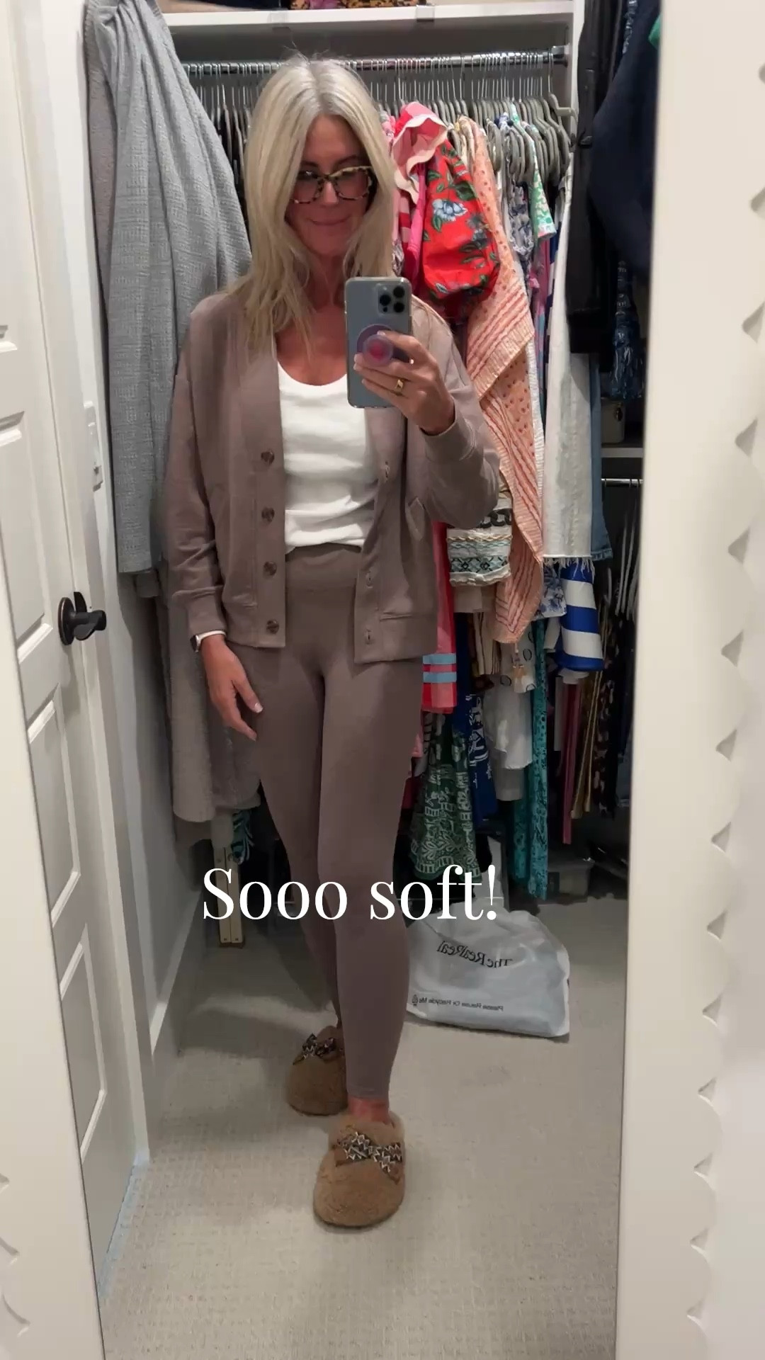 Some Mondays just require slow and steady. This Loft set delivered! Sooo soft and the color is perfect. Switched into slippers but wore it for errands with vans. 🥰

#LTKOver40 #LTKootd #LTKActive