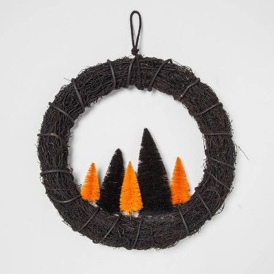 Bottlebrush Landscape Halloween Wreath - Hyde &#38; EEK! Boutique&#8482; | Target