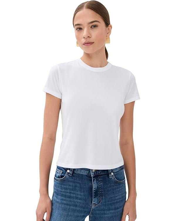 FRAME Women's The Baby Tee | Amazon (US)