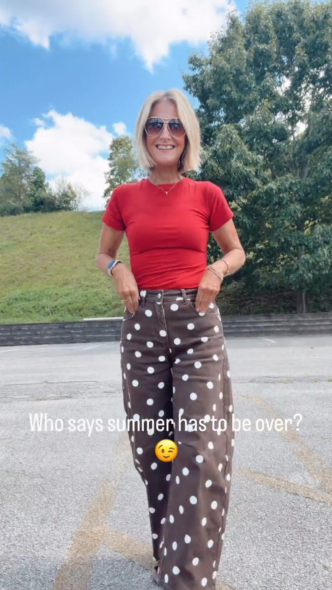 The cutest polka dot barrel jeans! ✨ I love the fun print, relaxed barrel-leg fit and how incredibly comfy they are. @amazonfindsandfashion

#LTKootd #LTKdayinmylife #LTKOver40