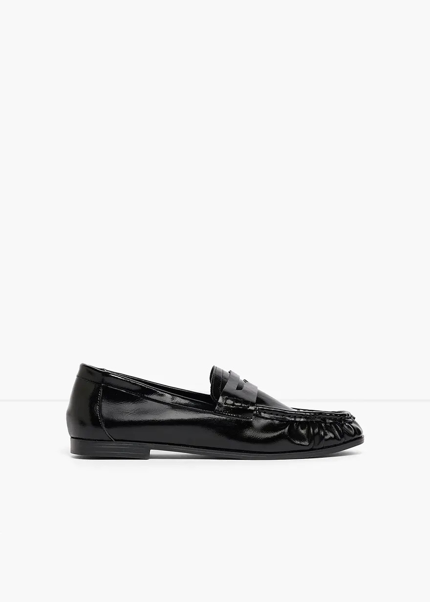 Loafer mit Raffung | Bonprix DE