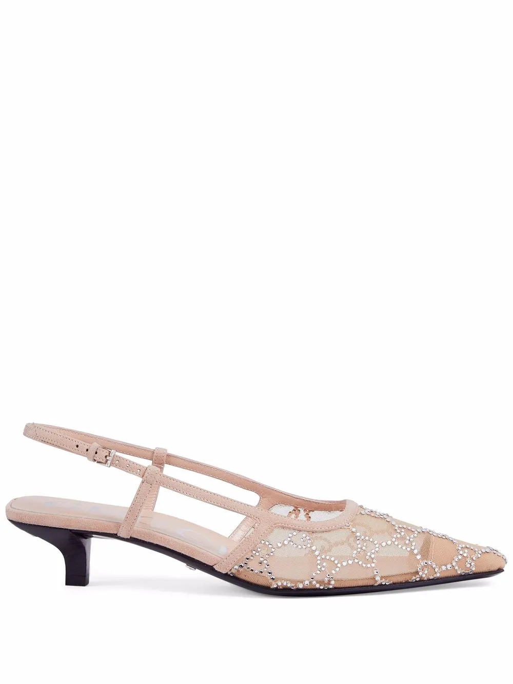 Gucci 35mm GG-logo crystal-embellished Pumps - Farfetch | Farfetch Global