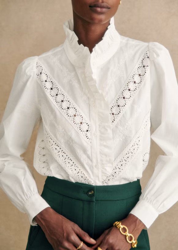 Chemise Lou - Ecru - Sézane | Sezane Paris