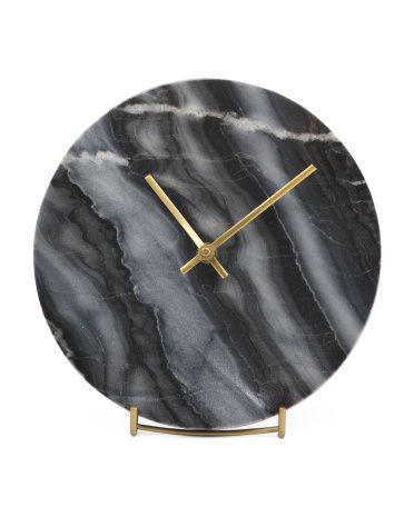 8x8 Piero Marble Clock | TJ Maxx