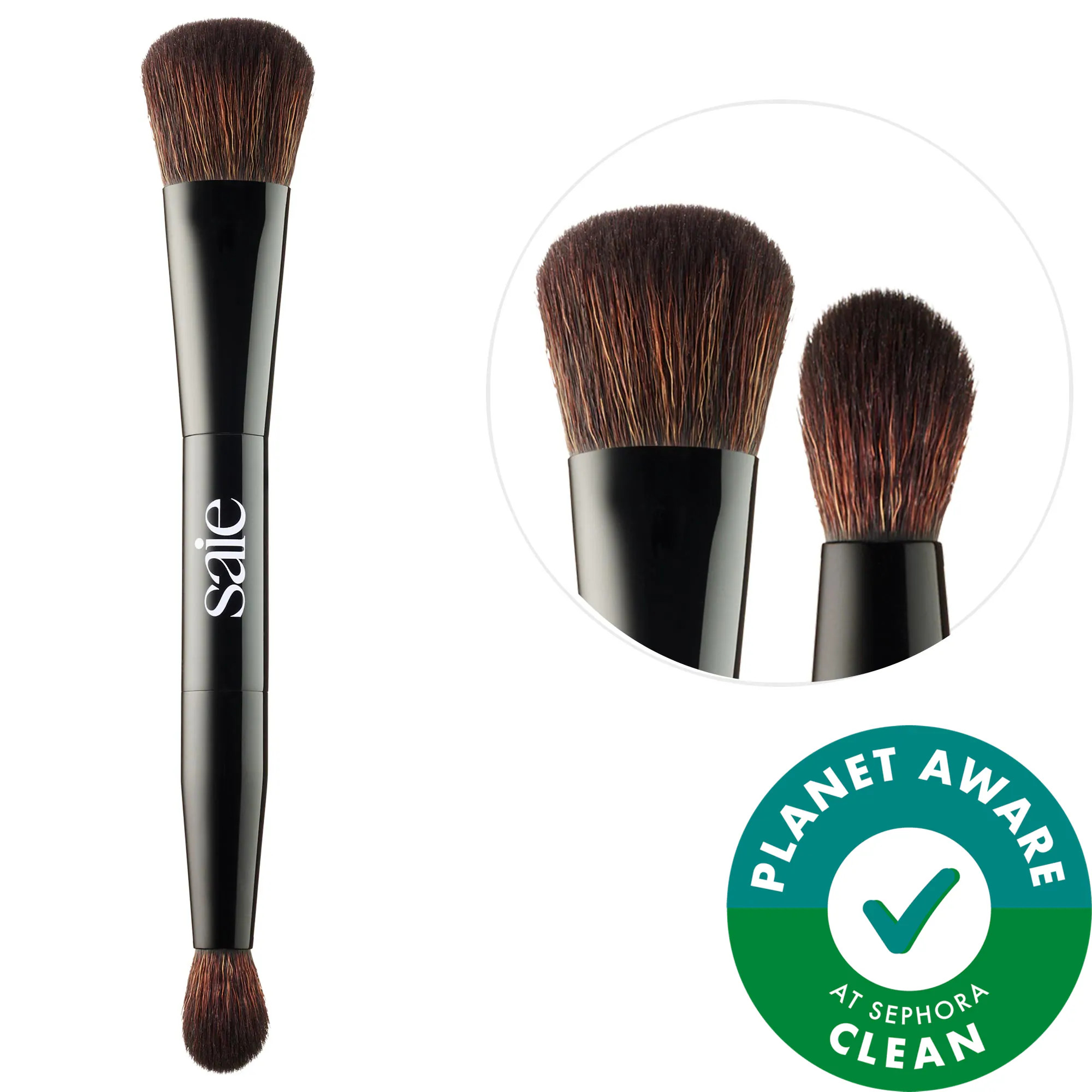 Saie The Double-Ended Sculpting Brush / | Sephora (US)