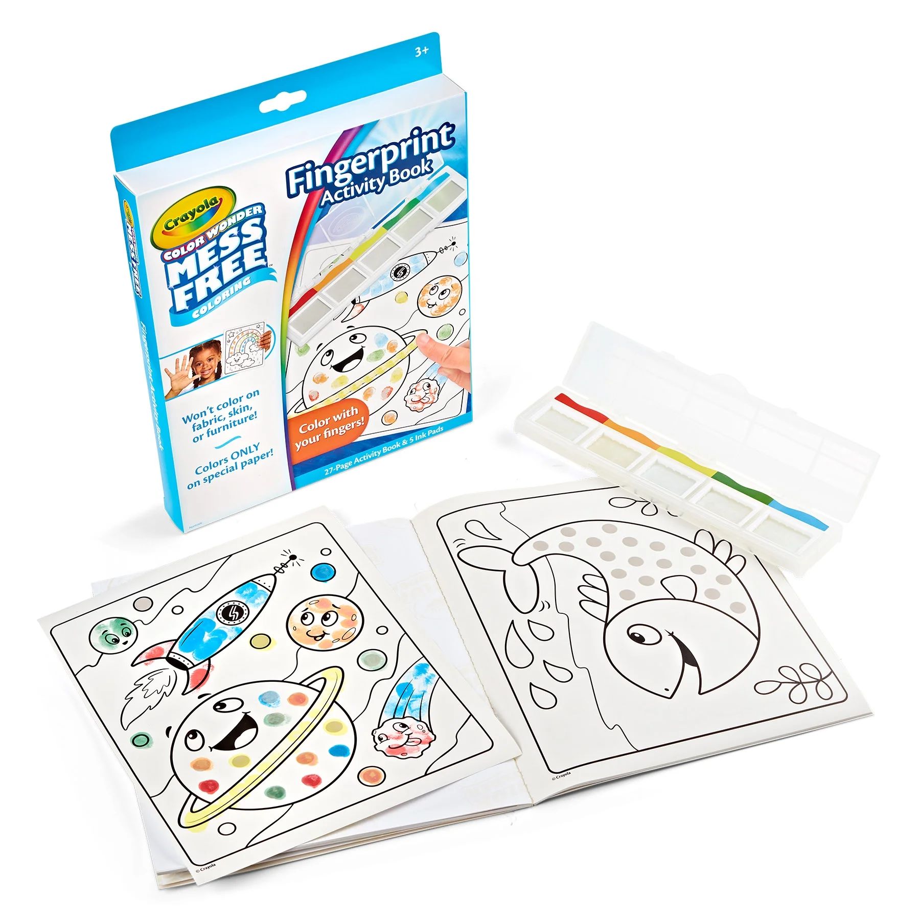 Crayola Color Wonder Fingerprint Activity Book | Walmart (US)