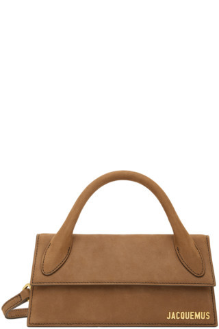 Brown Le Papier 'Le Chiquito Long' Clutch | SSENSE