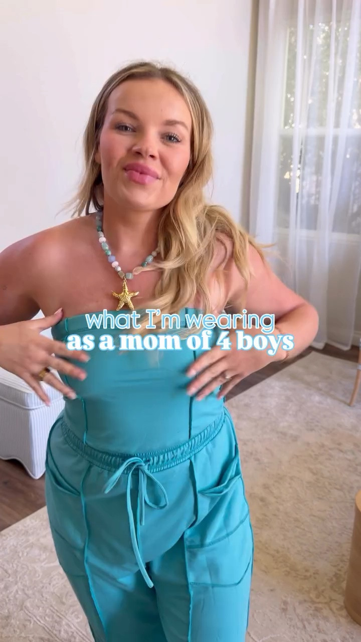 🩵 boy mom but make it cute 😂👏🏼 stretchy, comfy, and it comes in lots of colors 🙌🏼 this one is giving fp. . . For a lot less! I’m wearing a medium In this 🤩#momoutfits


#LTKMidsize #LTKSeasonal