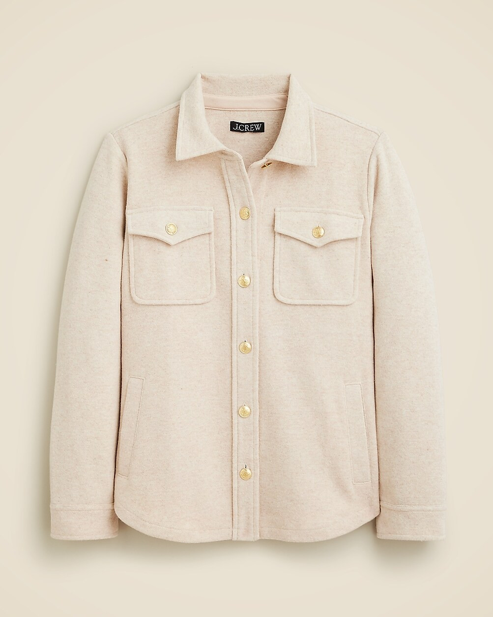 Wool-blend shirt-jacket | J. Crew US